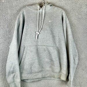 Nike Nike Lab NRG Heavyweight Fleece Hoodie Gray CD6393-050 Mens Size Large